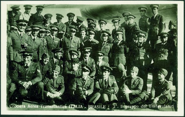 Regno - Posta Aerea - 1930 - Due cartoline della Crociera Aerea Italia Brasile