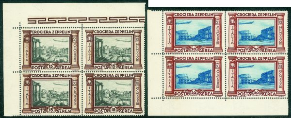 Regno - Posta Aerea - 1933 - Crociera Zeppelin (45/50)