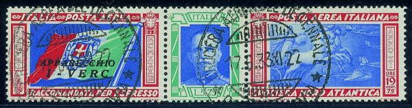 Regno - Posta Aerea - 1933 - Trittico I-VERC (5 T/52T)