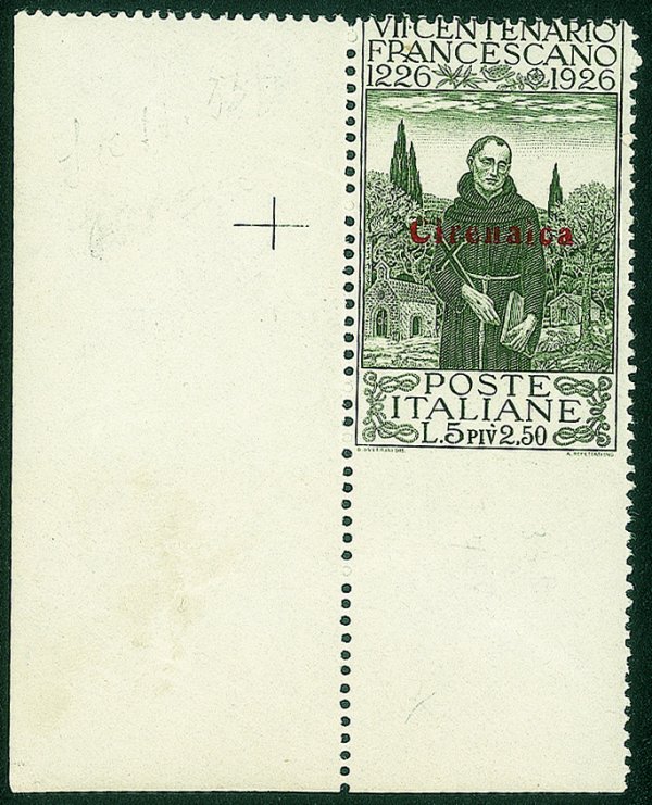Colonie - Cirenaica - 1926 - 5 lire S.Francesco (31ca)
