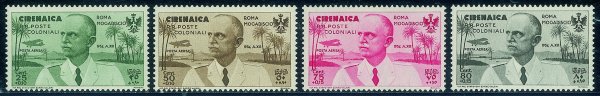 Colonie - Cirenaica - 1934 - Roma Mogadiscio (30/39) - serie completa