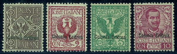 Colonie - Eritrea - 1903 - Floreale soprastampata (19/29)