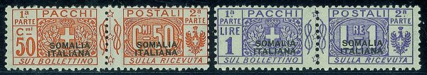Colonie - Somalia - 1923 - Pacchi Postali (10/14)