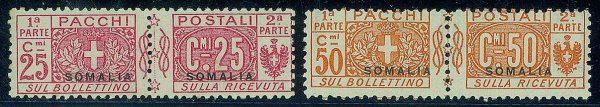 Colonie - Somalia - 1923 - Pacchi Postali (15/20)