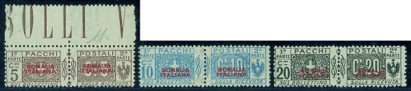 Colonie - Somalia - 1926/1931 - Pacchi Postali (43/49)