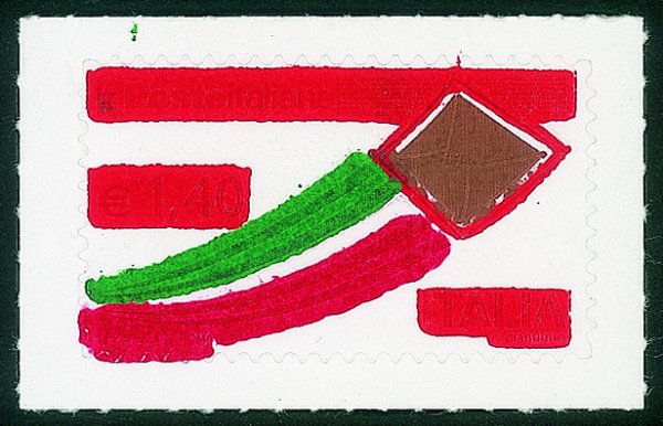Repubblica - Dopo il 1970 - 2009 - 1,40 â¬ Posta Italiana (3103) con stampa dei colori mancata