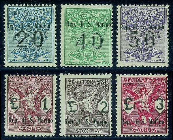 San Marino - 1924 - Segnatasse Vaglia (1/6)