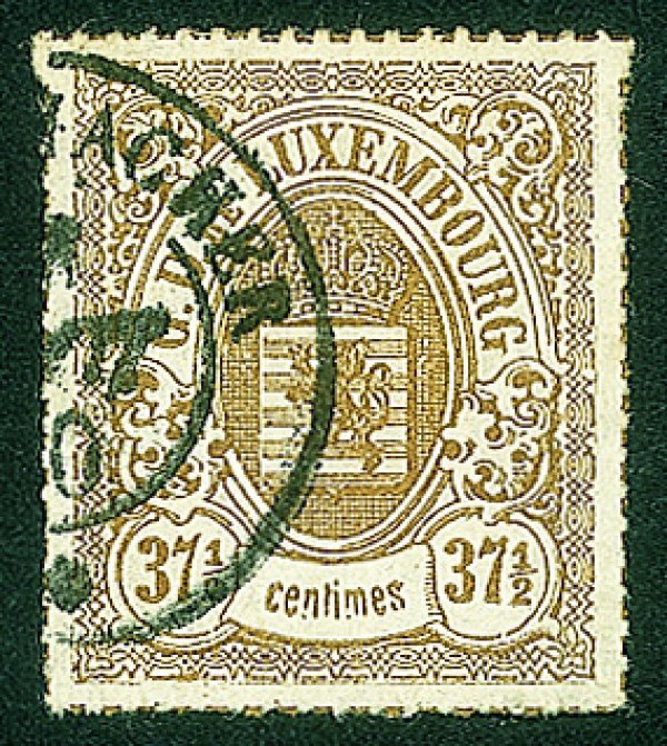 Estero - Lussemburgo - 1865/1875 - 37 1/2 cent bistro Stemma (22)