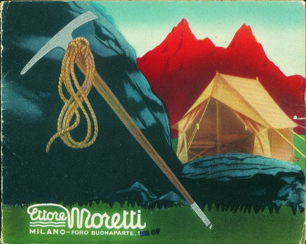 Cartoline - Pubblicitarie - Tende Moretti - opuscolo a libretto con inserto pieghevole