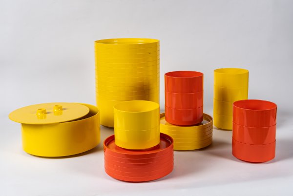 Massimo Vignelli per Heller. 
Servizio da tavola 'The Max Collection'.
1964