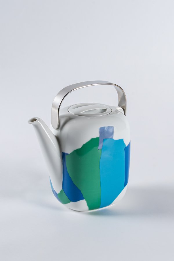 Teiera da collezione, Studio-linie, designer Wolf Bauer.
Germania, Manifattura Rosenthal, 1979 - 1980 circa.