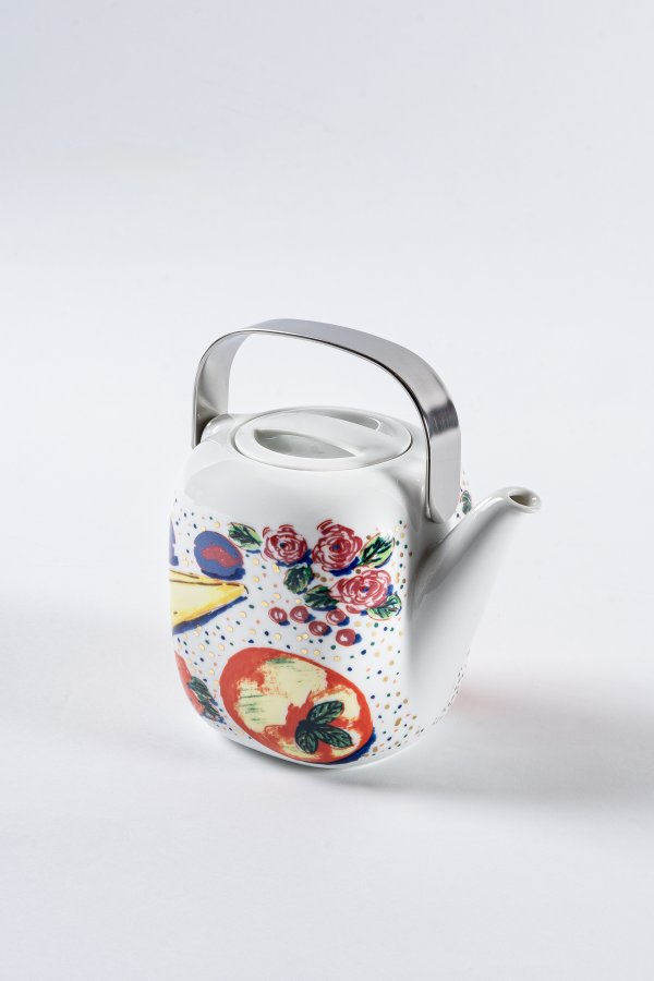 Teiera da collezione, Studio-line.
Germania, Manifattura Rosenthal, seconda meta del XX secolo.