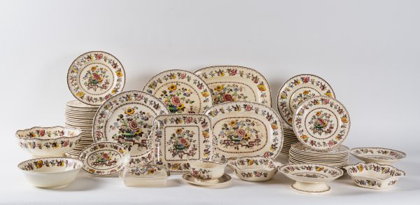 Servizio da tavola 'Nabob'.
Inghilterra, Manifattura Mason's, circa metà  XX secolo.