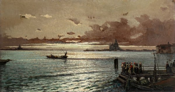 ARTISTA ITALIANO DEL XIX-XX SECOLO - Veduta di Venezia
