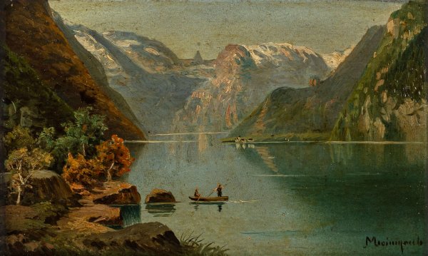 ARTISTA EUROPEO DEL XIX-XX SECOLO - Lago di Königssee