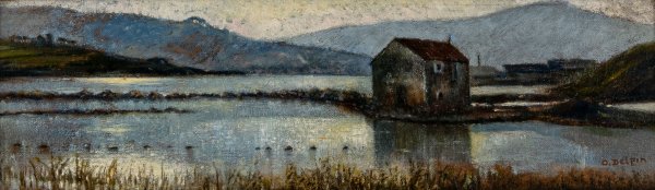 ATTIVO NEL XIX-XX SECOLO - Lago d'inverno