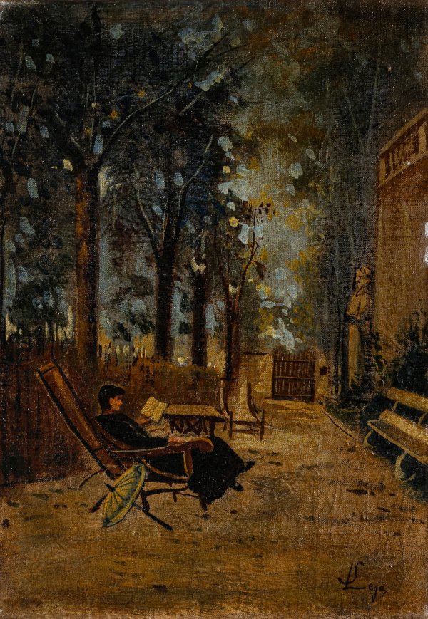 ARTISTA ITALIANO DEL XIX-XX SECOLO - La lettrice