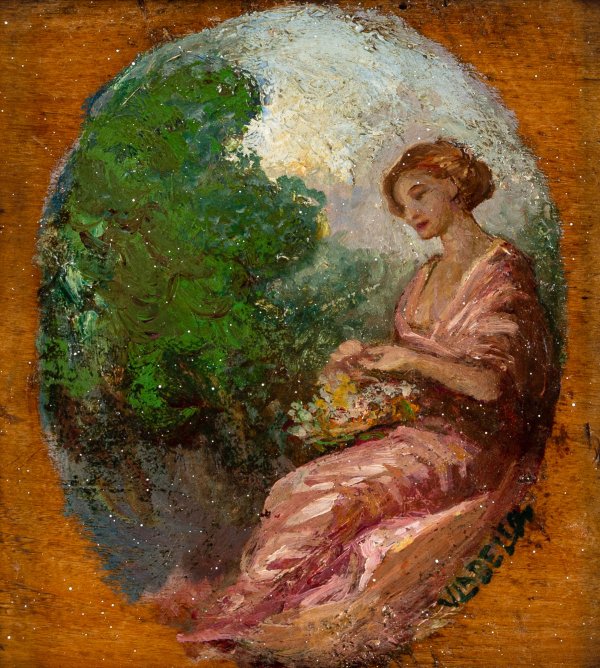 VINCENZO LABELLA - Donna che ricama