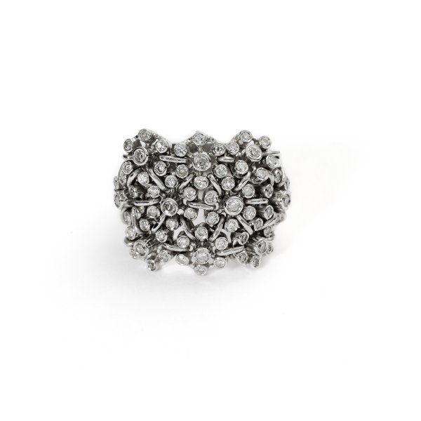 Anello semirigido con Diamanti.