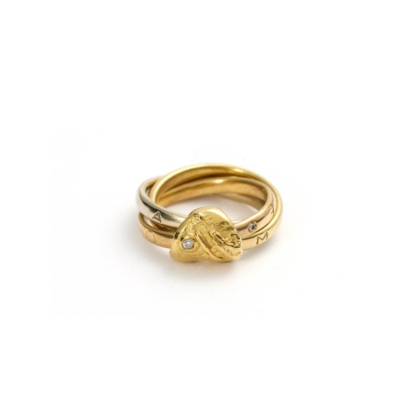 MISANI, anello 'Amore' con Diamanti.