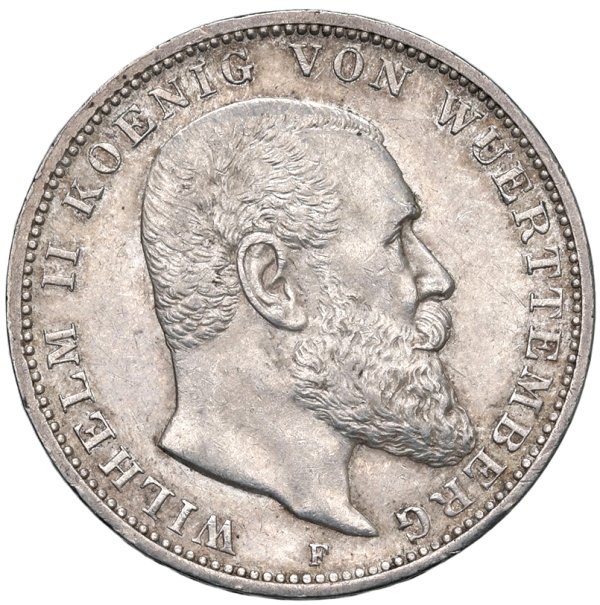 ESTERE - Germania – Secondo Reich (1871-1918), Württemberg, Guglielmo II (1891-1918)
