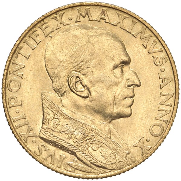 MONETE ITALIANE - Stato Pontificio – Pio XII (1939-1958)