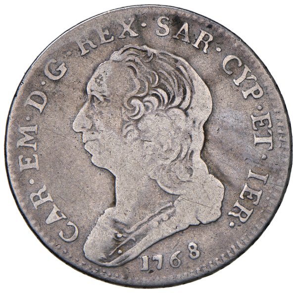 SAVOIA - Regno di Sardegna - Carlo Emanuele III (1755-1773)