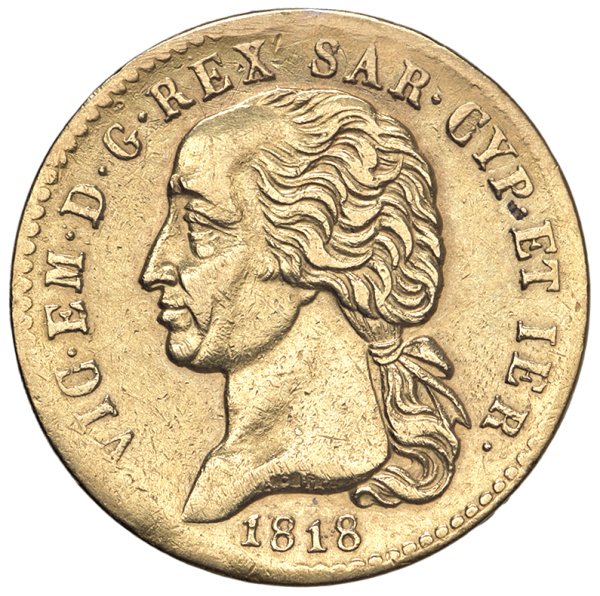 SAVOIA - Regno di Sardegna - Vittorio Emanuele I (1802-1821)