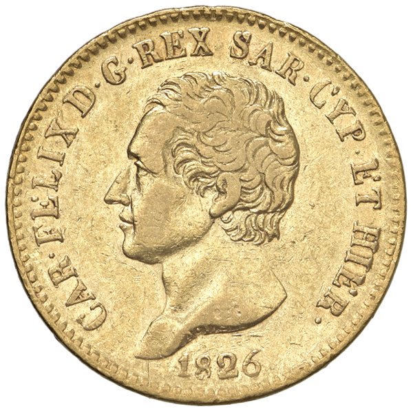 SAVOIA - Regno di Sardegna - Carlo Felice (1821-1831)