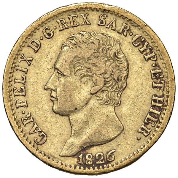 SAVOIA - Regno di Sardegna - Carlo Felice, 1821 - 1831