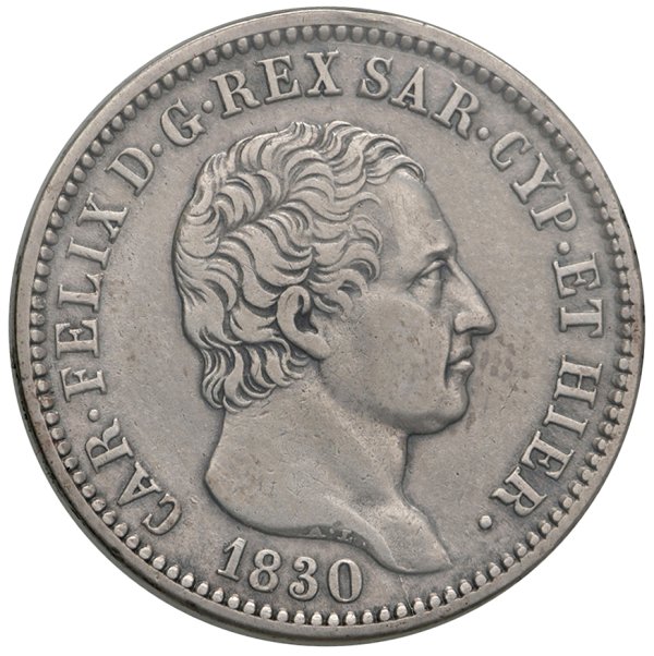 SAVOIA - Regno di Sardegna - Carlo Felice (1821-1831)