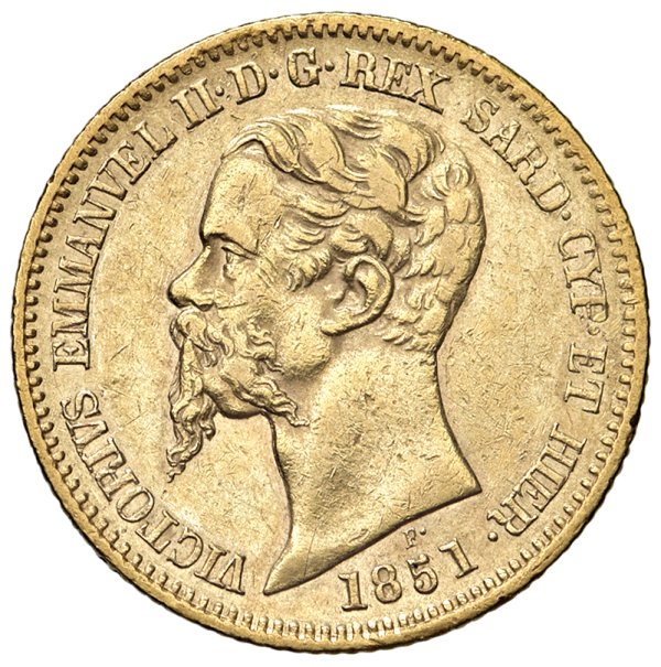 SAVOIA - Regno di Sardegna - Vittorio Emanuele II, 1849 - 1861 Re di Sardegna