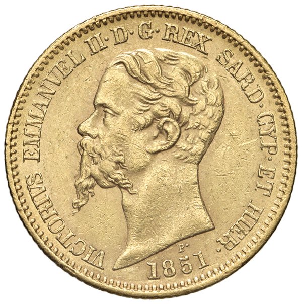 SAVOIA - Regno di Sardegna - Vittorio Emanuele II, 1849 - 1861 Re di Sardegna