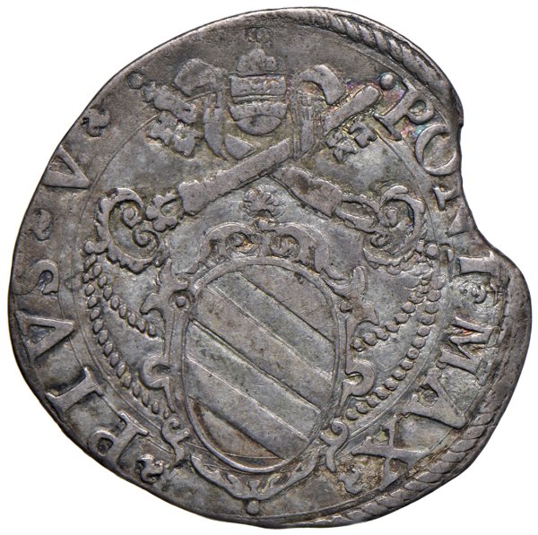 MONETE ITALIANE - Stato Pontificio – Pio V (1566-1572)