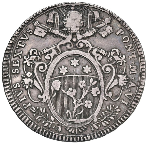 MONETE ITALIANE - Stato Pontificio – Pio VI (1774-1799)