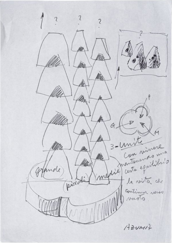 KENGIRO AZUMA - Coppia di disegni. Senza titolo