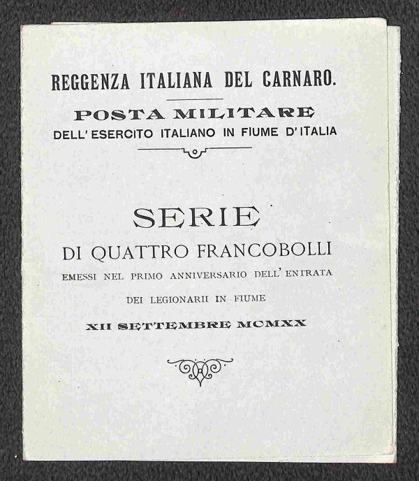 Occupazioni I guerra mondiale - Fiume