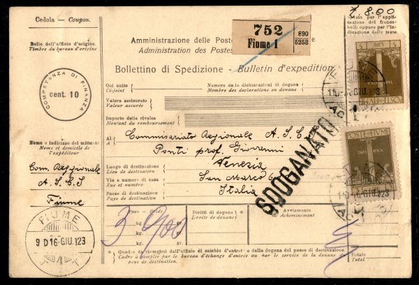 Occupazioni I guerra mondiale - Fiume