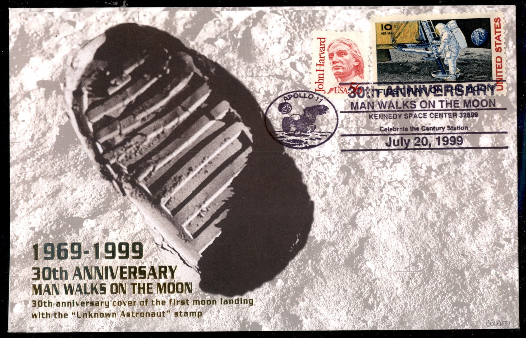 Europa e Oltremare - Stati Uniti D'America - 1999 - 30 Th Anniversario Uomo sulla Luna