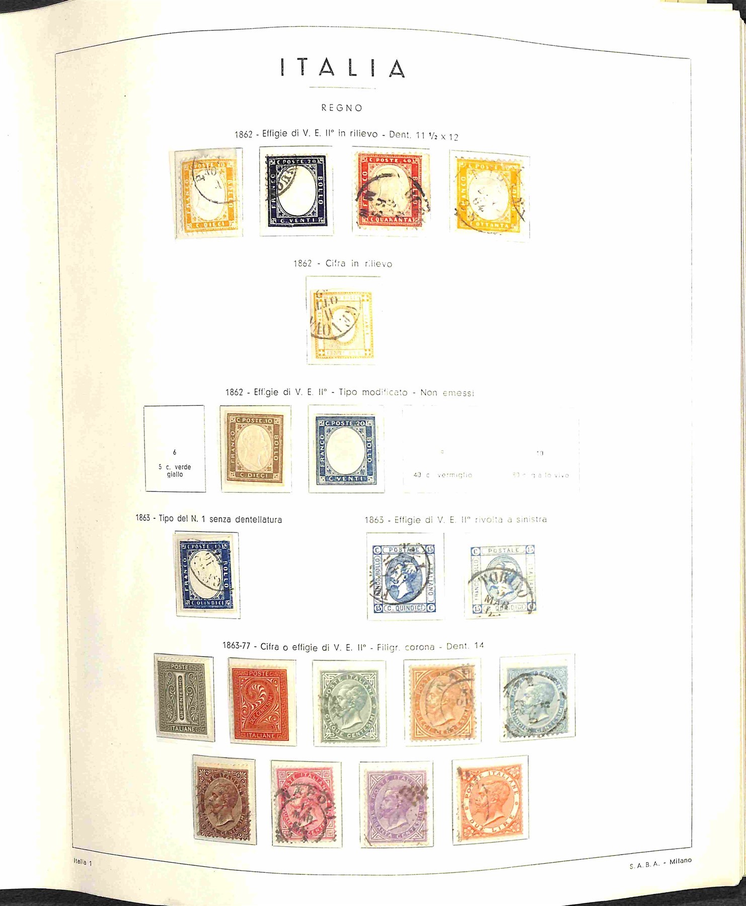 Lotti e Collezioni - Area Italiana  - REGNO D'ITALIA - 1862/1947