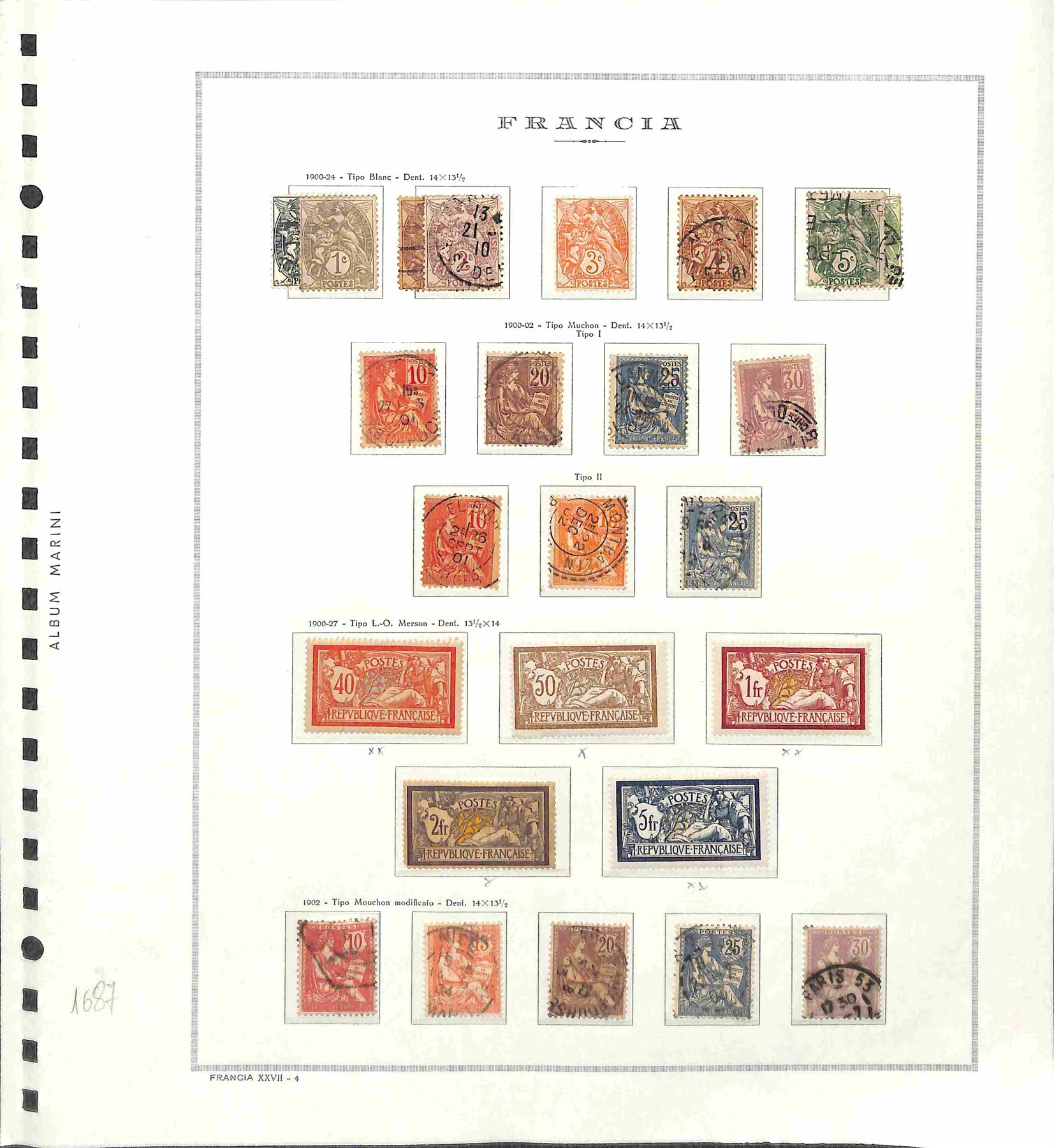 Lotti e Collezioni - Europa e Oltremare - FRANCIA - 1914/1958