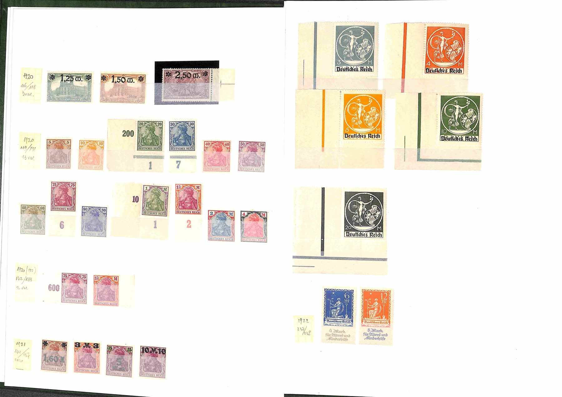 Lotti e Collezioni - Europa e Oltremare - GERMANIA - WEIMAR + REICH - 1919/1945