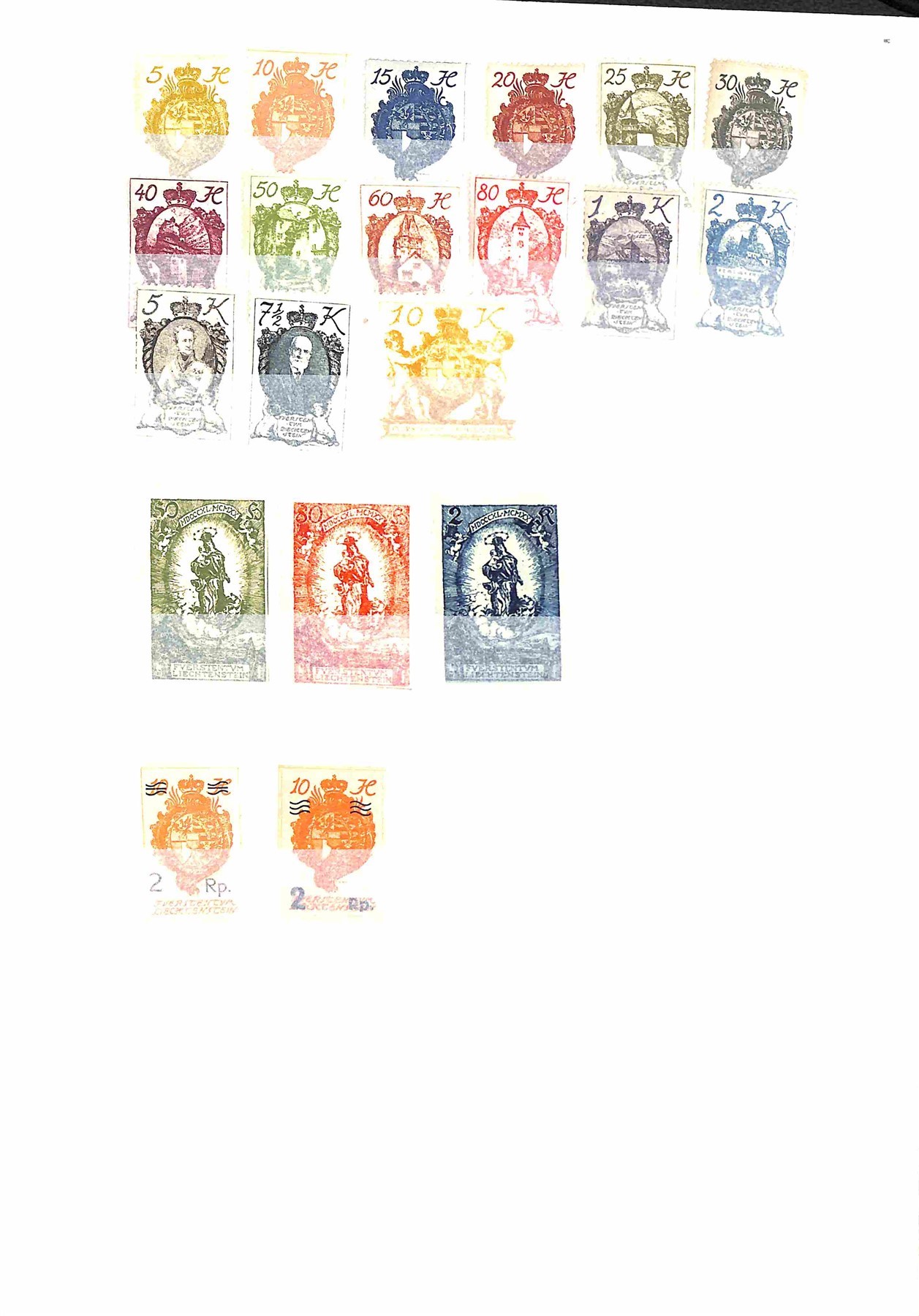 Lotti e Collezioni - Europa e Oltremare - LIECHTENSTEIN - 1912/2005