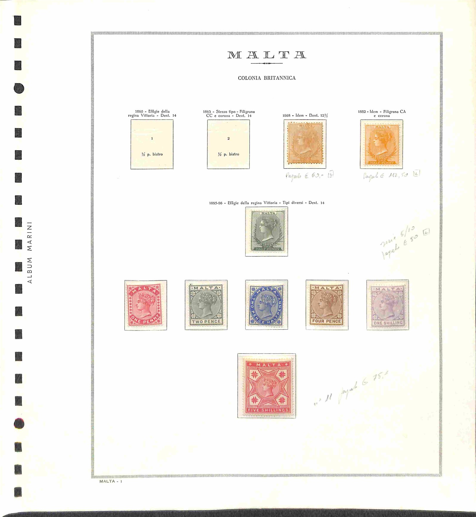 Lotti e Collezioni - Europa e Oltremare - MALTA - 1868/2004