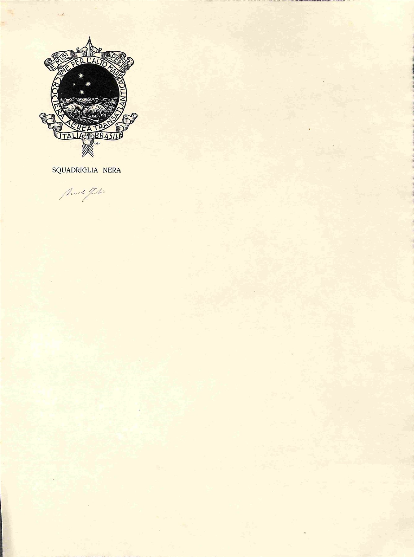 Regno - Posta Aerea - 1930 - Crociera Atlantica Italia Brasile