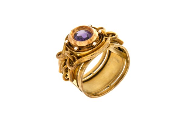 BRACCIALE - Bracciale in oro giallo 18kt, fine '800