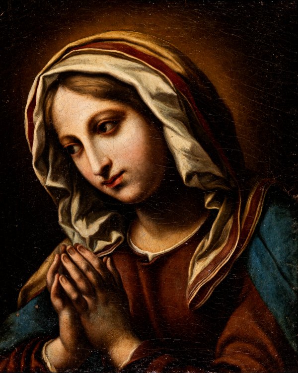 COZZA FRANCESCO - Artista dell'Italia centrale del secolo XVII - Madonna orante