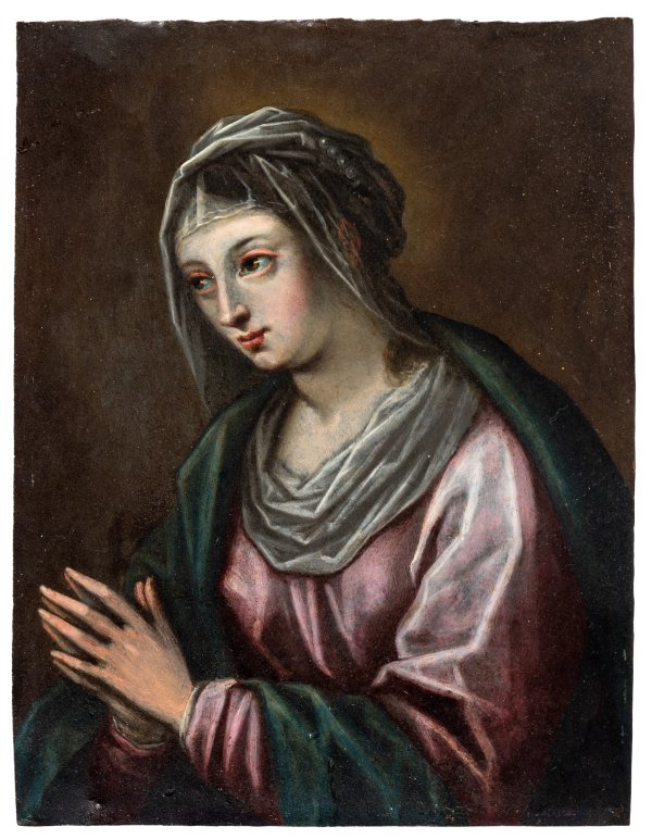 RAME - Scuola veneta del secolo XVII - Madonna orante
