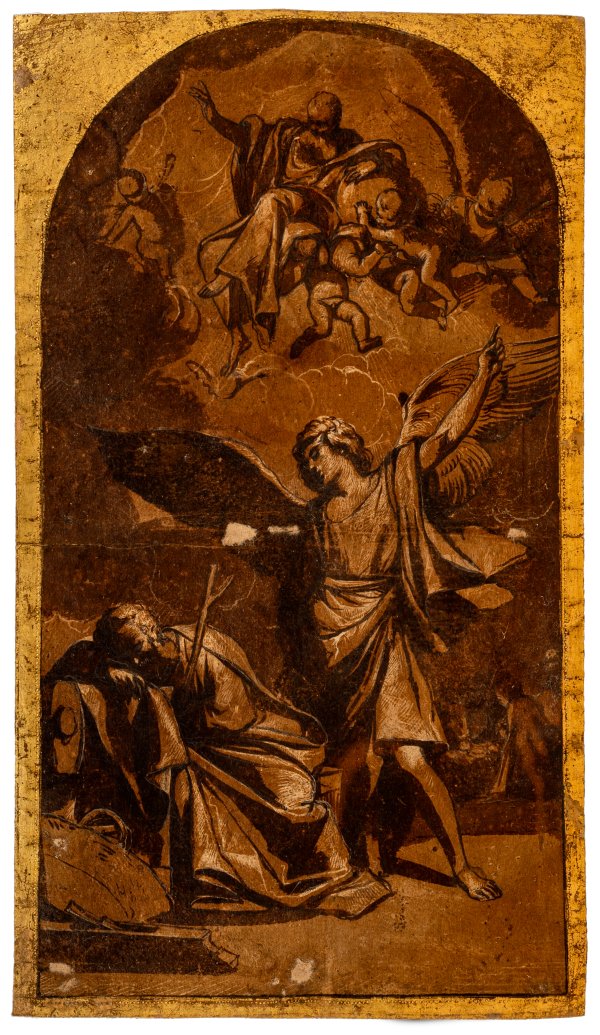 AUTORE NON IDENTIFICATO - Scuola veneta del secolo XVII - Sogno di Giuseppe