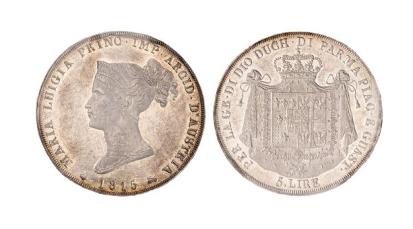 MARIA LUIGIA - PARMA MARIA LUIGIA (1814-1847) - 5 lire 1815